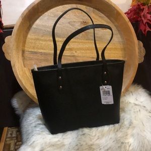 Coach black City Zip Tote bag NEW 8”x12”